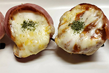 じゃがいもベーコンピザ風味